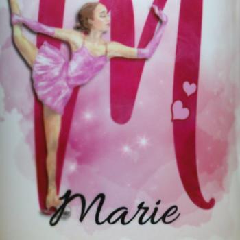 Preview: Tasse personalisiert Eiskunstlauf pink